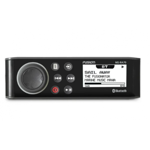 Fusion RA70 Radio Source Unit NON-NMEA2K. Now with Dual RCA Out.