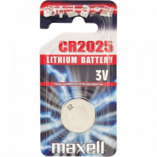 Maxell lit. dugmasta baterija CR2025, 1 komad