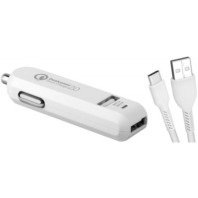 Avacom autopunjač CarMAX 2 2xQuickCharge2.0 USB-C