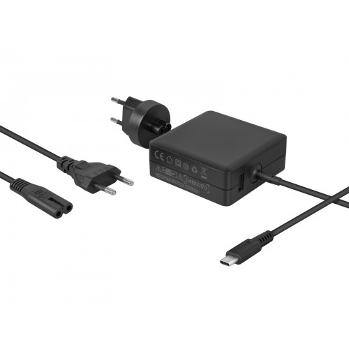 Avacom punjač USB Type-C 65W Power Delivery +USB A
