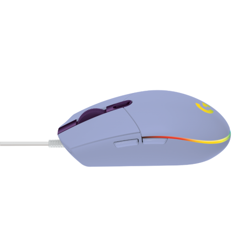 Logitech G203 LIGHTSYNC gaming miš, optički, lilac