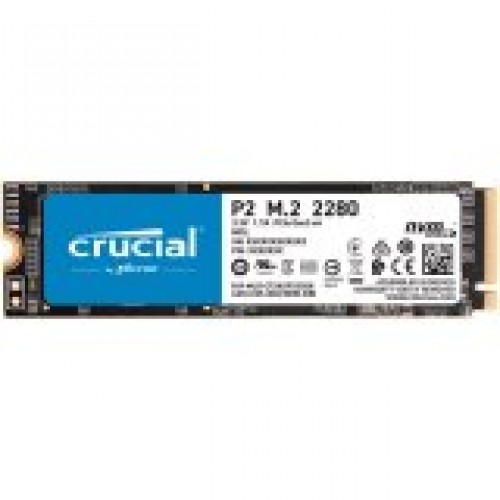 Crucial SSD 1000GB P2 M.2 NVMe PCIEx4 80mm Micron 3D NAND 2...