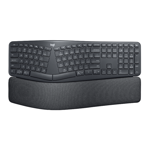 Logitech Ergo K860, bežična tipkovnica, crna