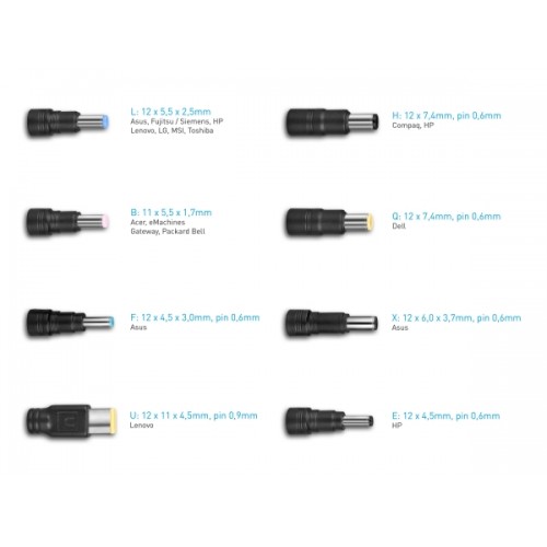 Avacom univerzal. punjač QuickTIP 150W,8 konektora