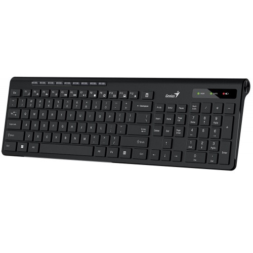 Genius SlimStar 7230, bežična tipkovnica, crna