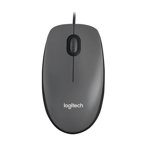 Logitech M90 žičani optički miš, siva
