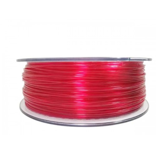 PET-G filament 1.75 mm, 1 kg, transparent red