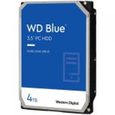 HDD Desktop WD Blue 4TB CMR, 3.5'', 256MB, 5400 RPM, SATA 6...
