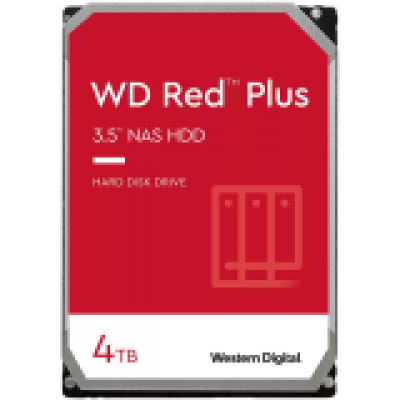 HDD NAS WD Red Plus (3.5'', 4TB, 256MB, 5400 RPM, SATA 6 Gb...