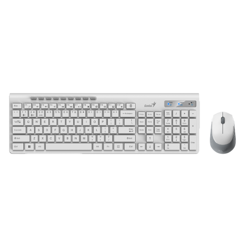 Genius SlimStar 8230, bež. tipkovnica i miš,silent
