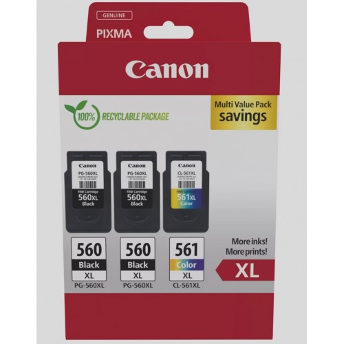 Canon multipack  PG-560XL x 2 + CL-561XL