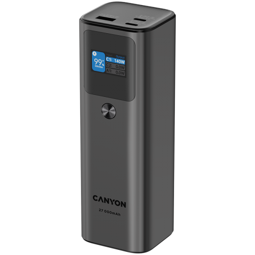 CANYON power bank PB-2010 TFT 27000 mAh 97.2Wh PD140W QC 3....