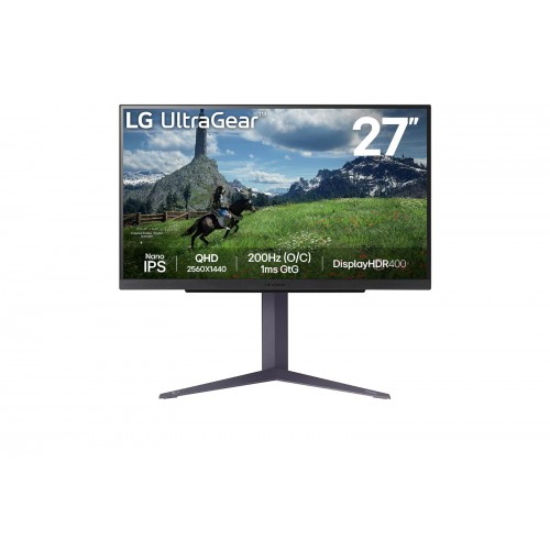 LG 27GS85Q, 27'' QHD Nano IPS, 180Hz (OC 200Hz)