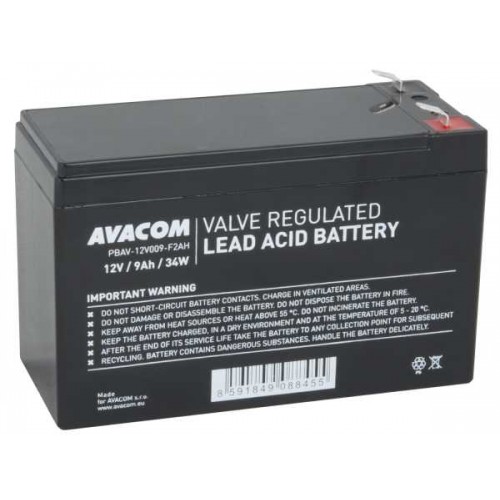 Avacom UPS baterija 12V 9Ah F2 HighRate