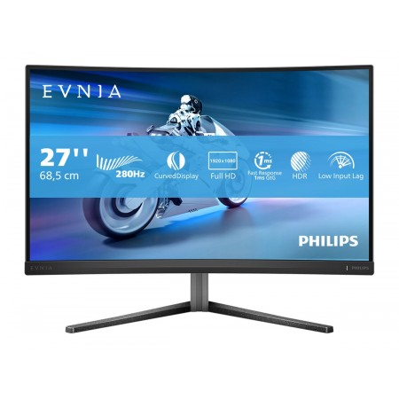 Philips VA 27" 27M2C5200W, 2xHDMI, DP, HAS, 280Hz