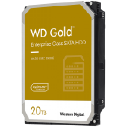 HDD Server WD Gold 20TB CMR 512e, 3.5'', 512MB, 7200 RPM, S...
