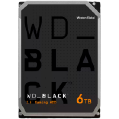 HDD Desktop WD Black 6TB CMR, 3.5'', 256MB, 7200 RPM, SATA