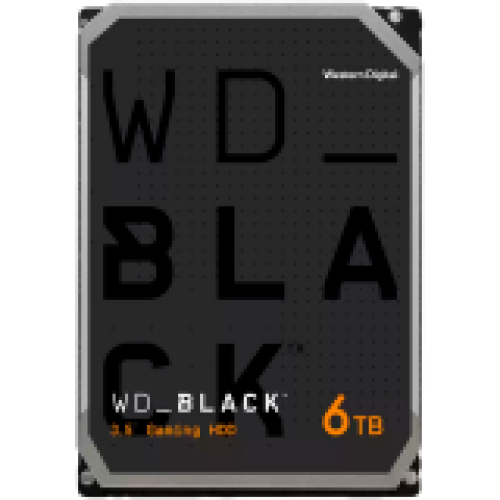 HDD Desktop WD Black 6TB CMR, 3.5'', 256MB, 7200 RPM, SATA