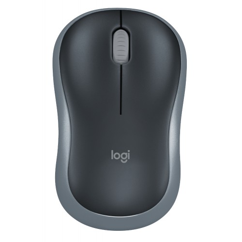 Logitech M185 bežični optički miš, siva