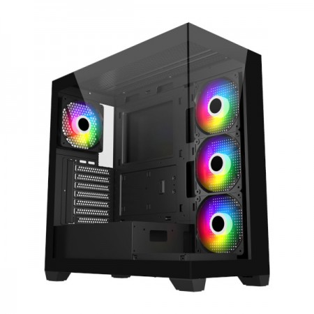 FSP M340 Black, ARGB, USB 2.0, 3.0, C, bez napaj.