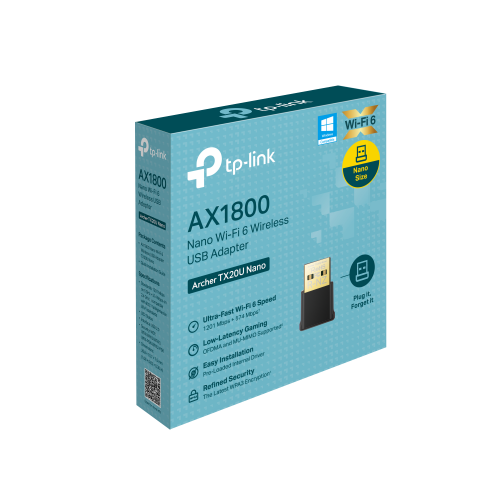 TP-Link Archer TX20U Nano AX1800 NanoDual  Wi-Fi 6