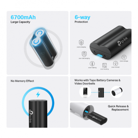 TP-Link Tapo A100, Tapo Battery Pack