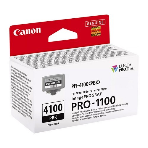 Canon tinta PFI-4100BK, foto crna