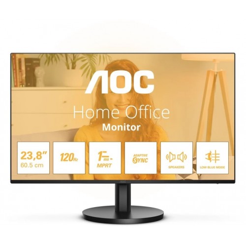 AOC 24B3QA2, 23,8", VGA, HDMI, DP, zvuč., 120Hz