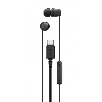 Sony IER-EX15C, USB-C slušalice, crna