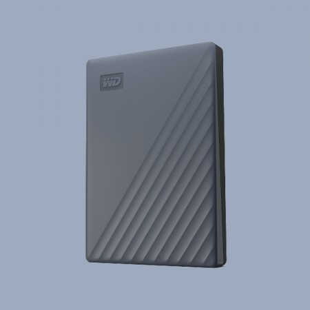 WD My Passport 4TB Portable, USB 3.0 Gray