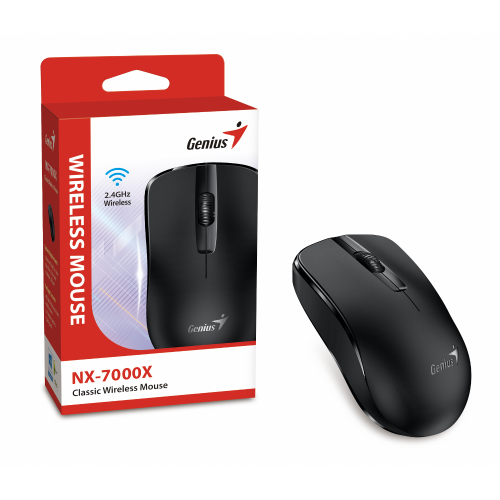 Genius NX-7000X, bežični miš, crni