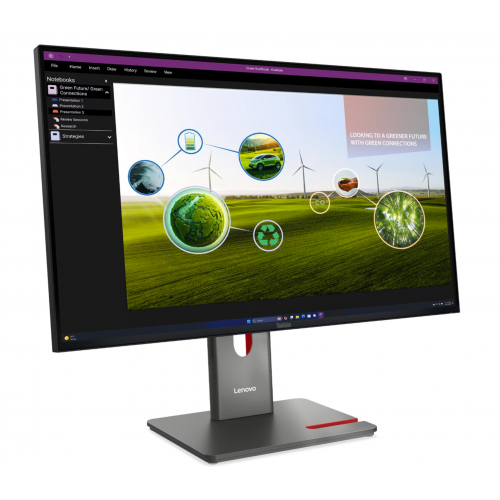 Lenovo P27Q-40 QHD IPS, HDMI, DP, USB-C, pivot