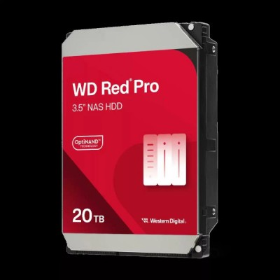 WD Red Pro WD202KFGX, 20TB, 3,5", 512MB, 7200rpm