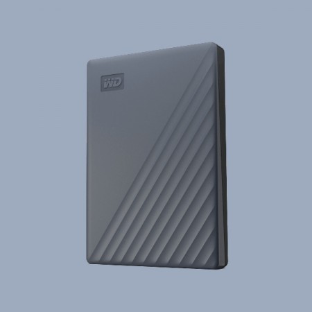 WD Passport 6TB Portable, USB 3.0 sivi