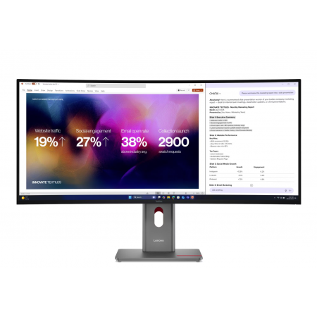 Lenovo P40WD-40 WUHD IPS, HDMI, DP, T-Bolt, curved