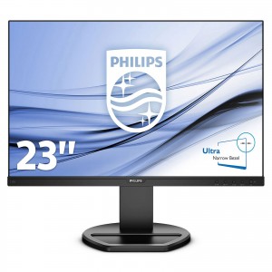 Philips 23" 230B8QJEB, VGA, DVi, HDMI, DP, zvuč.
