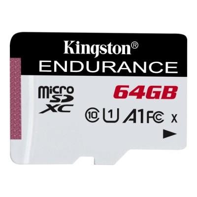 Kingston microSD High Endur, R95MB/s W30MB/s, 64GB