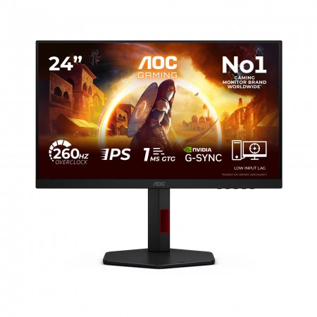 AOC 24G4ZR, 23,8'', HDMI, DP, 240Hz, HAS, zvuč