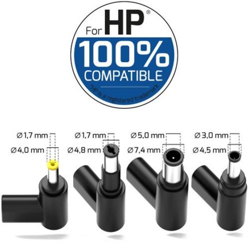 Port punjač 65W GaN2 USB-C za HP NB, 5 nastavaka