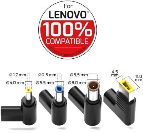 Port punjač 100W GaN2 USB-C Lenovo NB, 4 nastavka