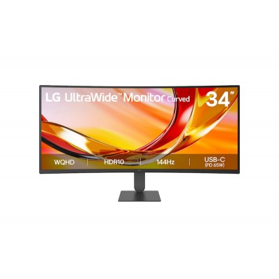 LG 34U640B 34'' WQHD, 144 Hz, 2xHDMI,DP,HAS,USB-C