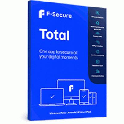F-Secure Total elektronska licenca 2g,10 uređaja