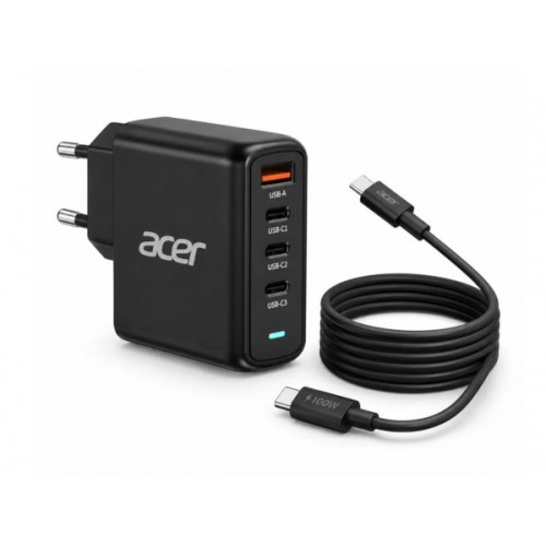 Acer 67W GaN 2xUSB-C, 1xUSB-A punjač, EU